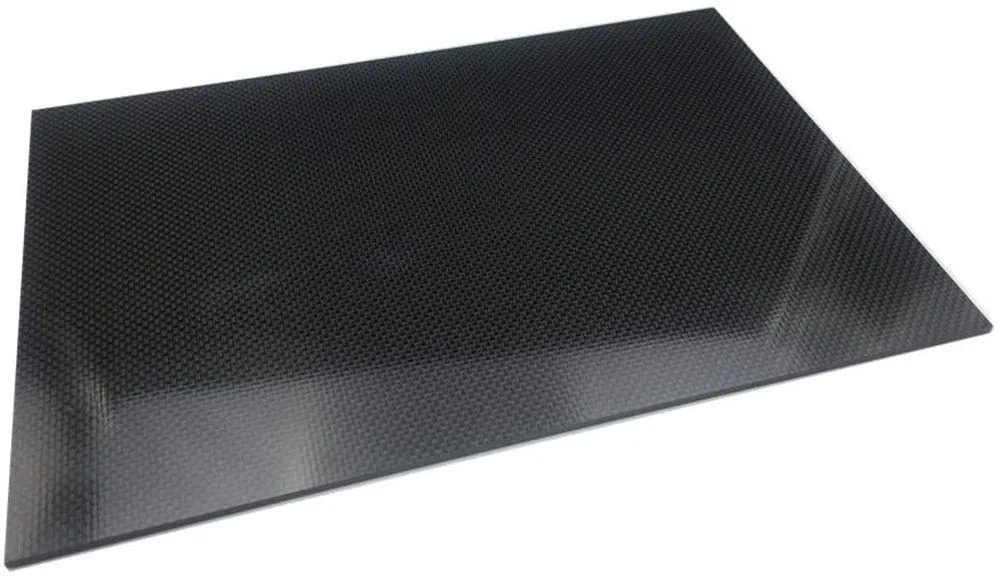 Karbon, Kohlefaserplatten, Platte, 3K-Platte, starr, schneidbar, for Sportgeräte, RC-Leinwandbindung, matt, 550 mm x 150 mm(Thickness8mm)