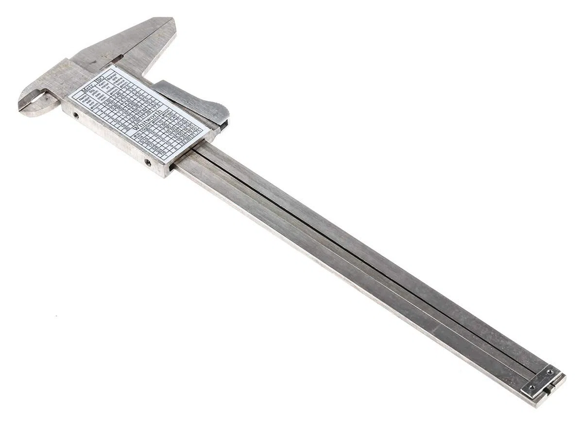RS PRO Messschieber Analog metrisch & zöllig 6Zoll / ±0,001 Zoll, DKD/DAkkS-kalibriert