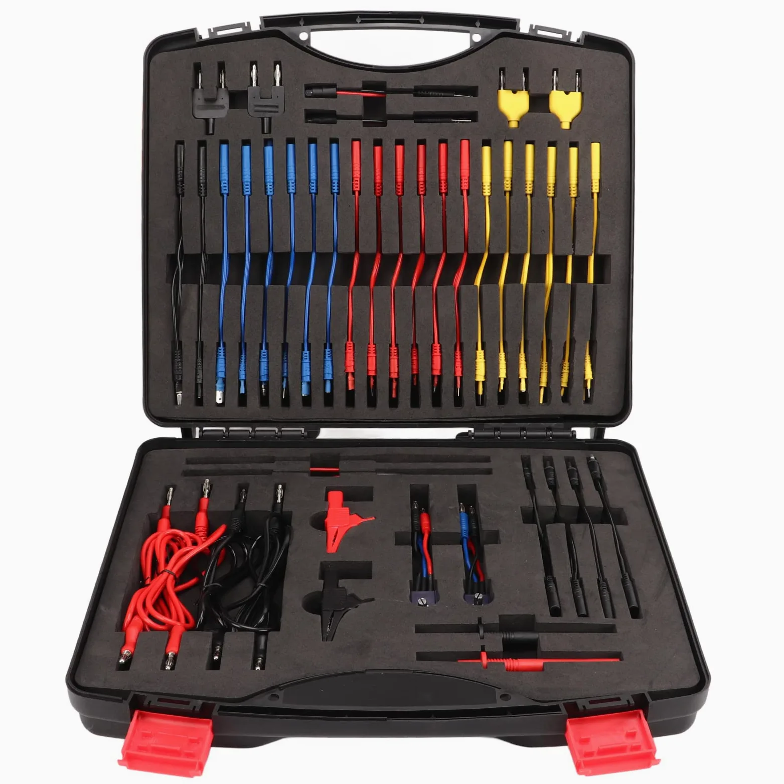 92-teiliges Multimeter-Messleitungs-Set, multifunktionales elektrisches Relais-Tester-Sonden-Set für 12 V-24 V-Fahrzeuge