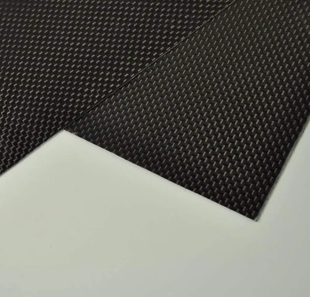 Karbon, Kohlefaserplatten, Platte, 3K-Platte, starr, schneidbar, for Sportgeräte, RC-Leinwandbindung, matt, 550 mm x 150 mm(Thickness8mm)