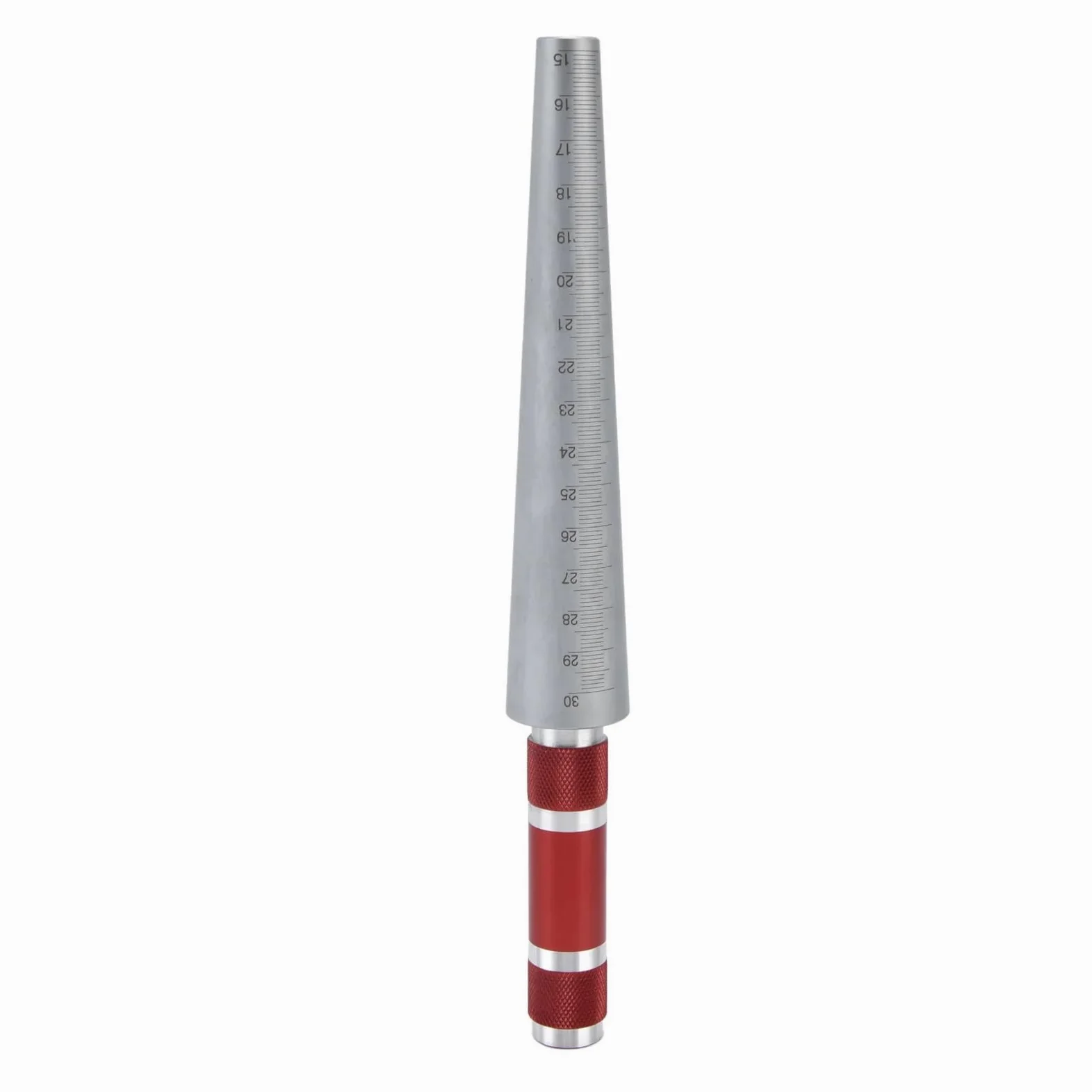 Fühlerlehre, Blendenlehre, Blendenlehre, konisches Fühlerlineal, Edelstahl, Innendurchmesser-Messwerkzeug, 15-30 mm Blendenfühlerlehre