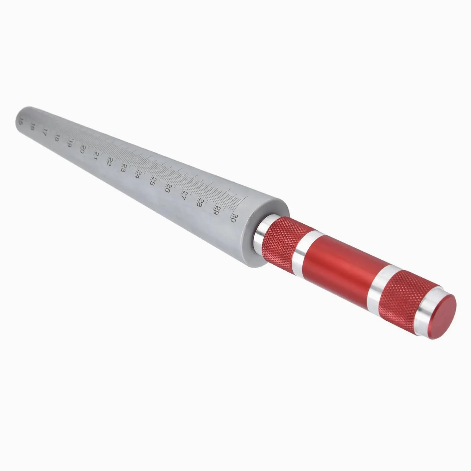Fühlerlehre, Blendenlehre, Blendenlehre, konisches Fühlerlineal, Edelstahl, Innendurchmesser-Messwerkzeug, 15-30 mm Blendenfühlerlehre
