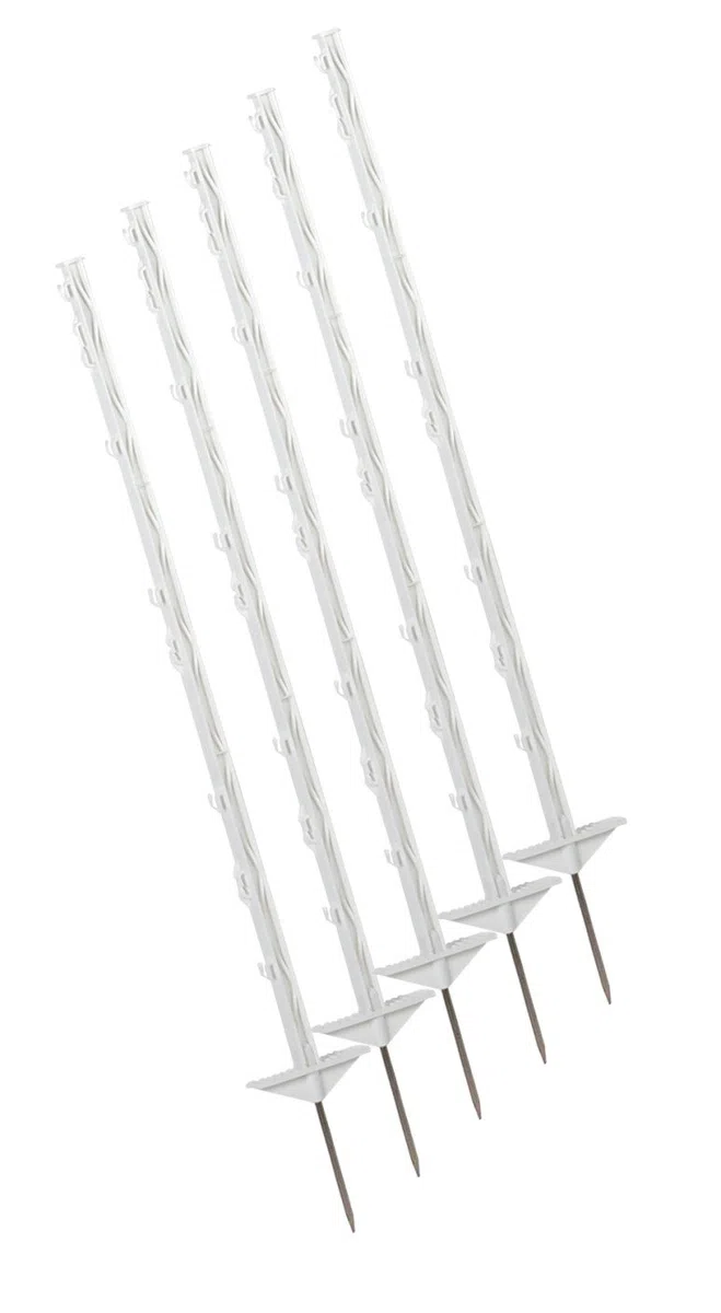 Kerbl Weidezaunpfähle 105cm hoch (90cm über dem Boden), weiß 80 St. im Landkaufhaus Mayer Karton