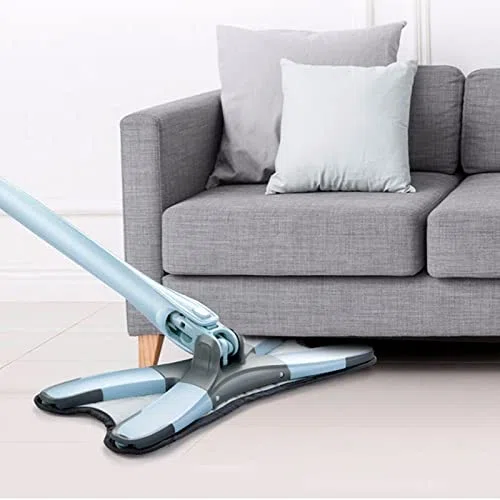 wischmopp Neue X-Typ-Mikrofaser-Boden-Mopp mit handfreier Waschweuche-Hand-Extrusion Indoor-Haushaltsreinigungswerkzeuge bodenwischer (Color : 3 Mop Head Gray)