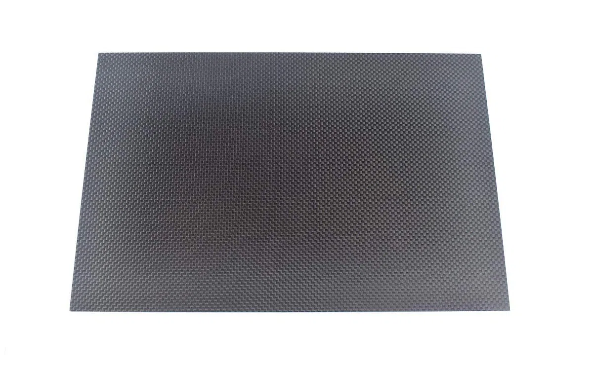 Karbon, Kohlefaserplatten, Platte, 3K-Platte, starr, schneidbar, for Sportgeräte, RC-Leinwandbindung, matt, 550 mm x 150 mm(Thickness8mm)