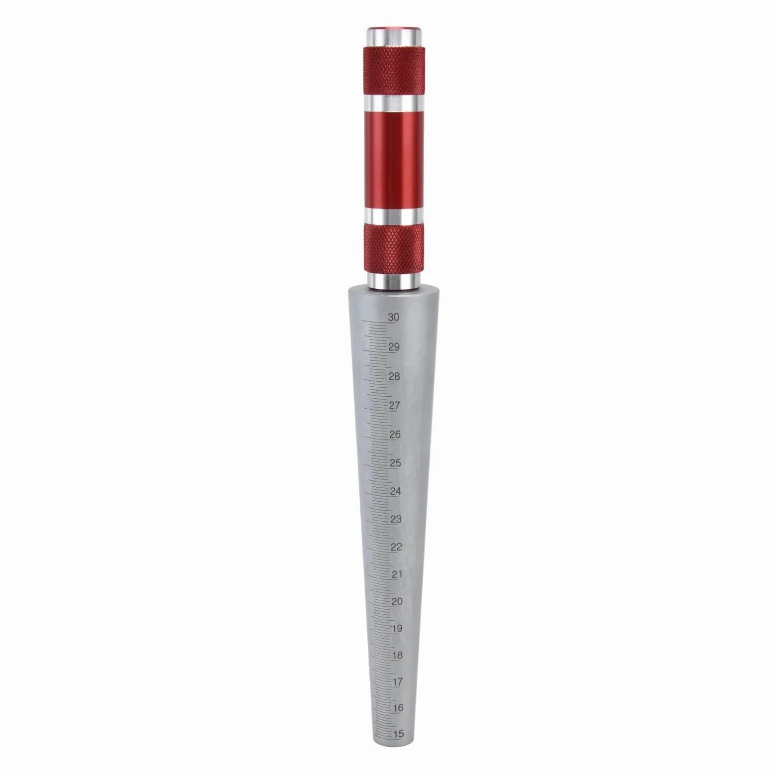 Fühlerlehre, Blendenlehre, Blendenlehre, konisches Fühlerlineal, Edelstahl, Innendurchmesser-Messwerkzeug, 15-30 mm Blendenfühlerlehre
