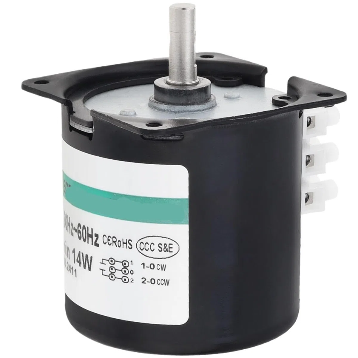 60KTYZ Synchron-Getriebemotor, AC 220 V, 2,5–80 U/min, Permanentmagnet-Mikro-Elektromotor mit hohem Drehmoment(80rpm)