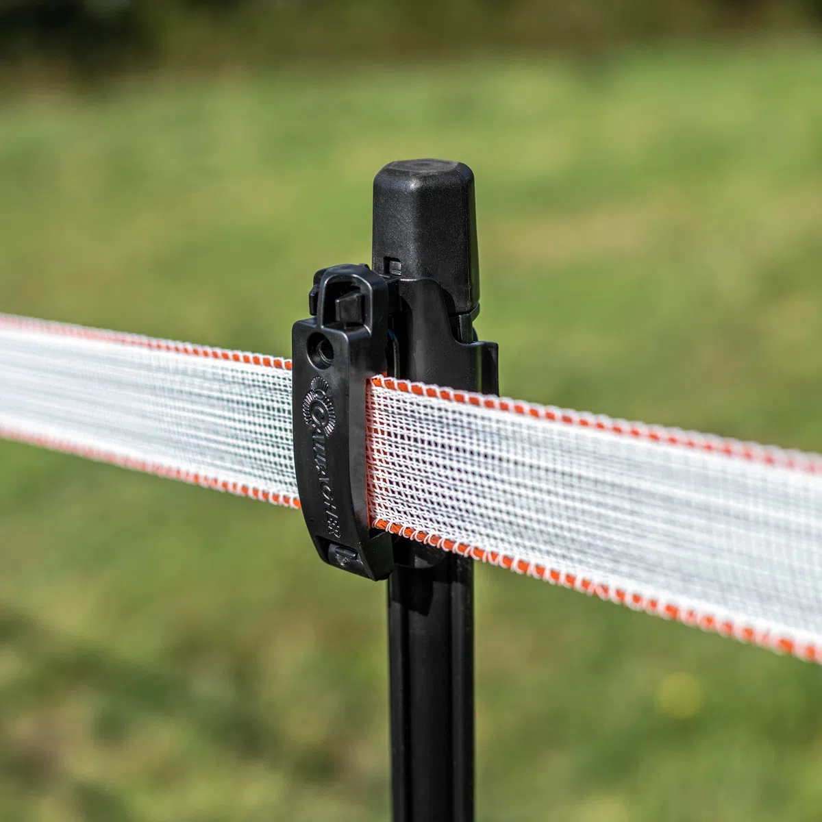 Gallagher Pferdezaun-Breitband TurboStar Super (weiß) - 200 m/40 mm - UV-stabil und witterungsbeständig - Ausgezeichnete Sichtbarkeit