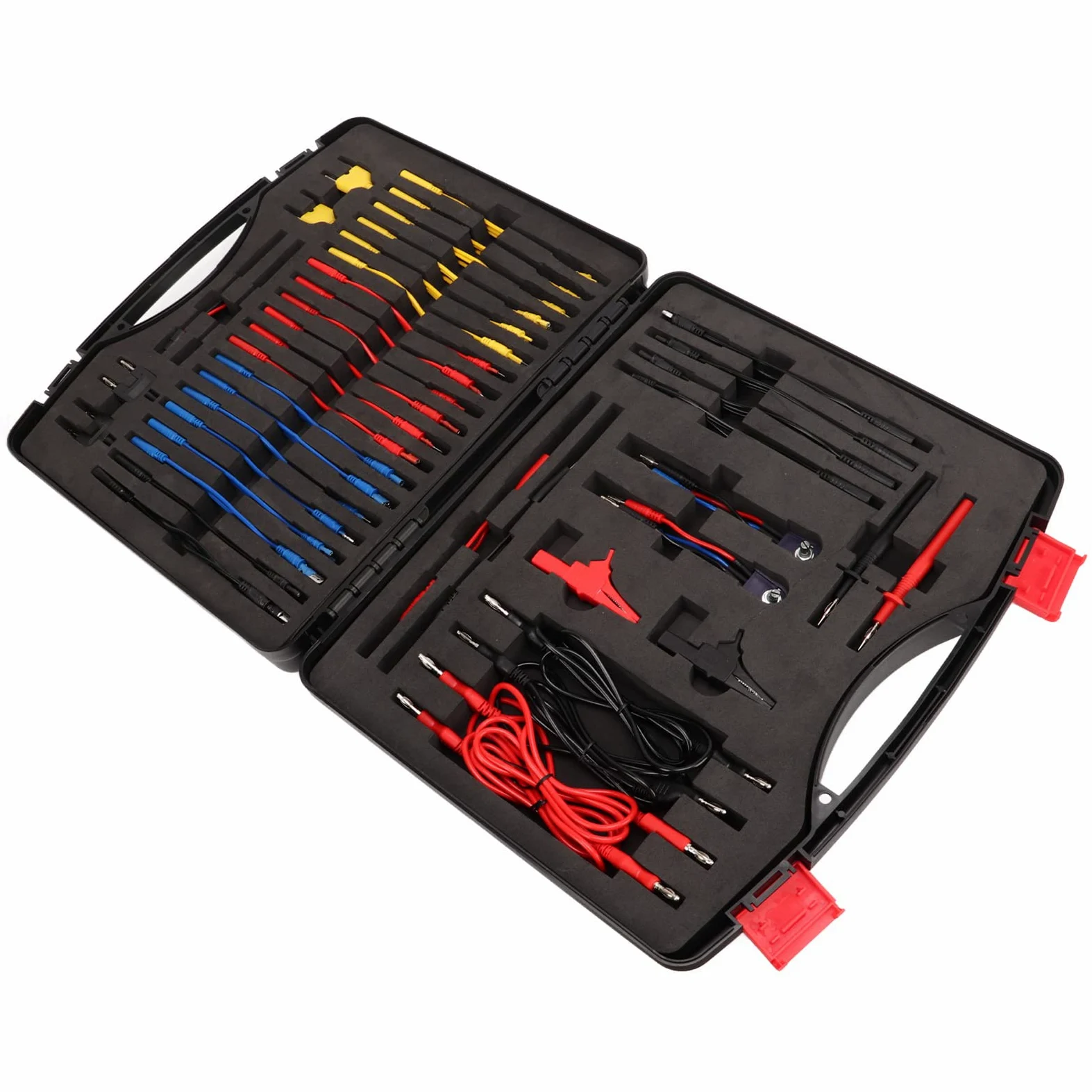 92-teiliges Multimeter-Messleitungs-Set, multifunktionales elektrisches Relais-Tester-Sonden-Set für 12 V-24 V-Fahrzeuge